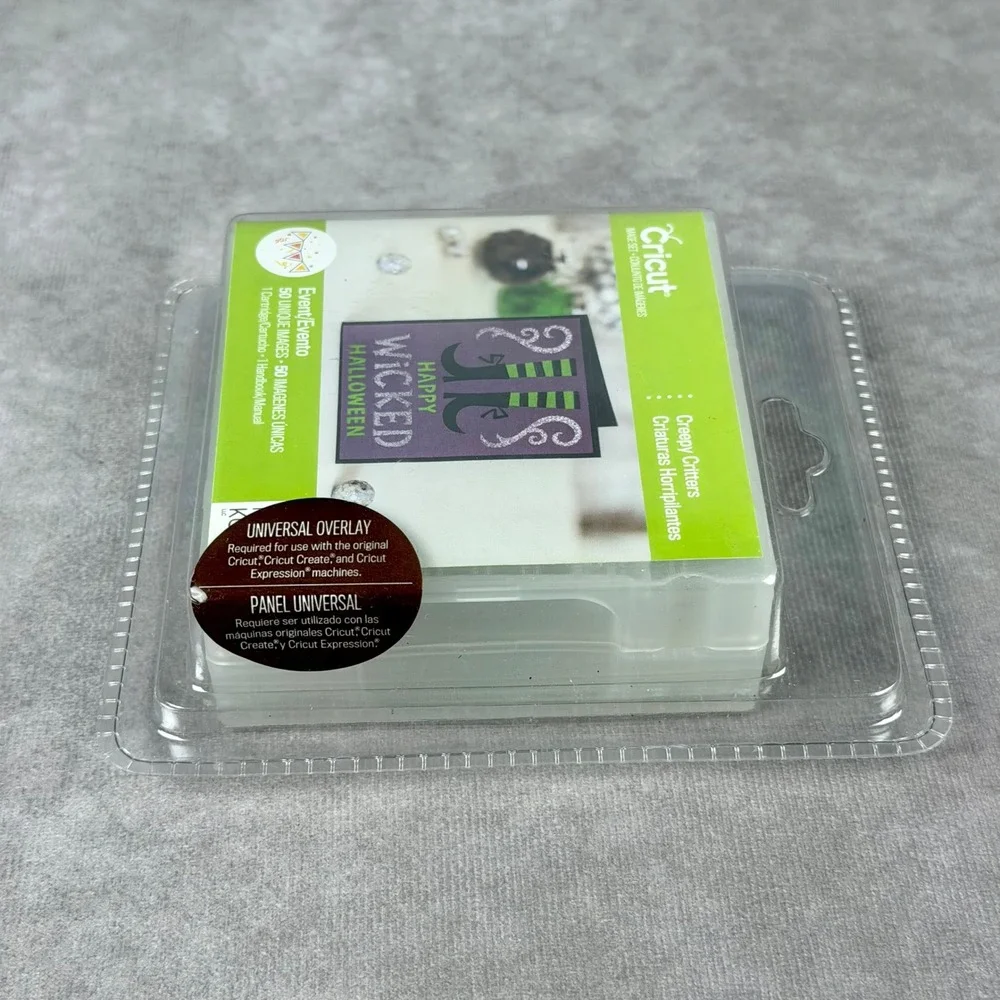 Cricut Creepy Critters Halloween Image Set Cartridge 50 Images NEW IN BOX